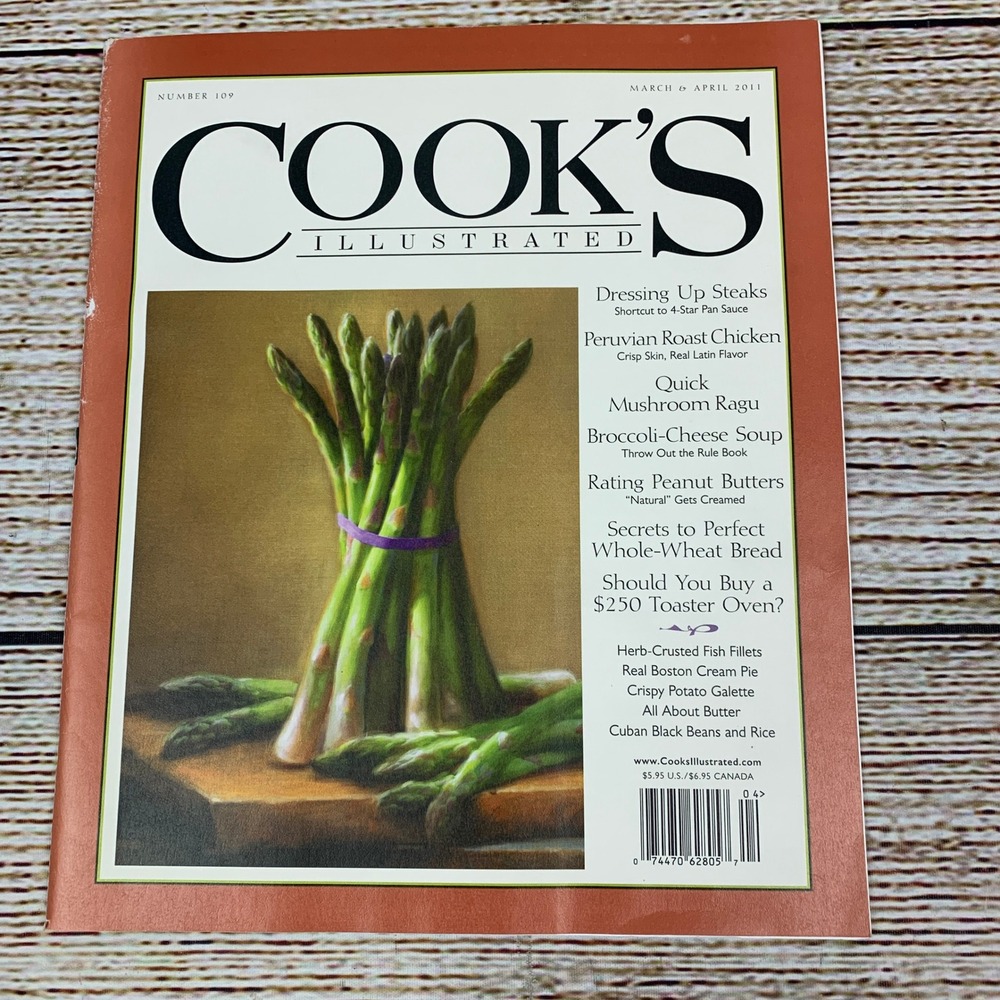 Cook's Illustrated Magazine [March April 2011] Recipes‎ Cookbook Cooking Food